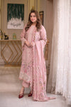 3Pc-Lawn Unstitched Embroidered Collection with Chiffon Dupata-701