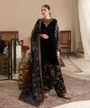 Baroque Velvet Unstitch 3PC Embroidered- 264