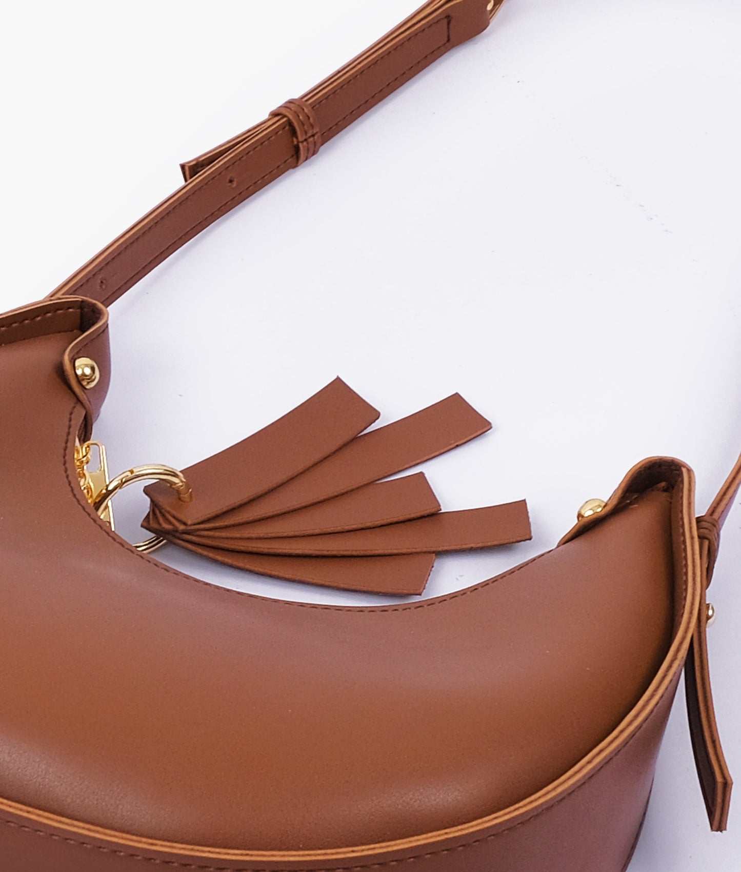 Brown Moon Hobo Bag