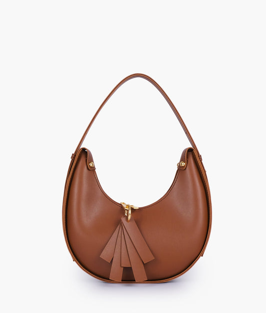 Brown Moon Hobo Bag
