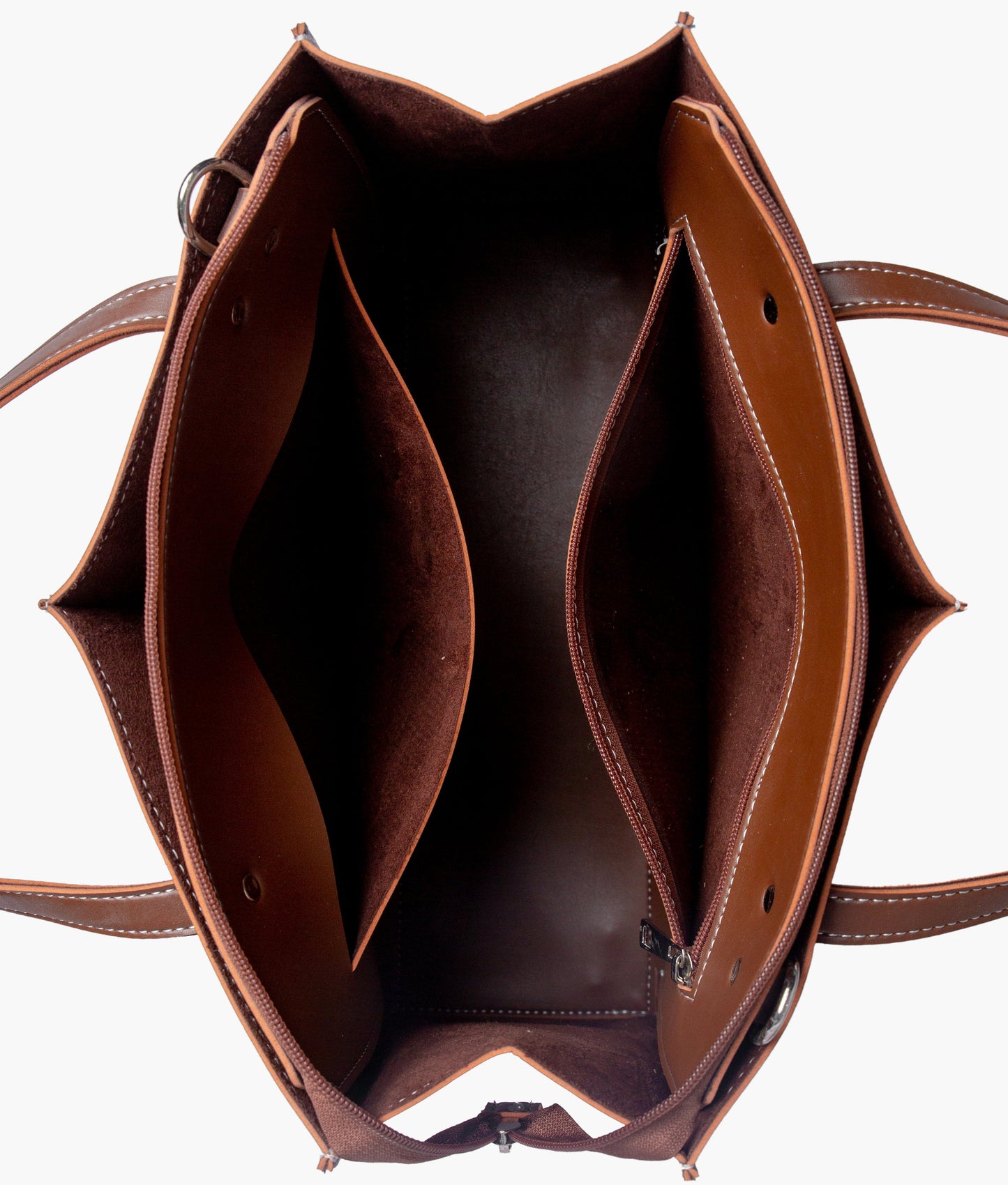 Brown Work Tote Bag