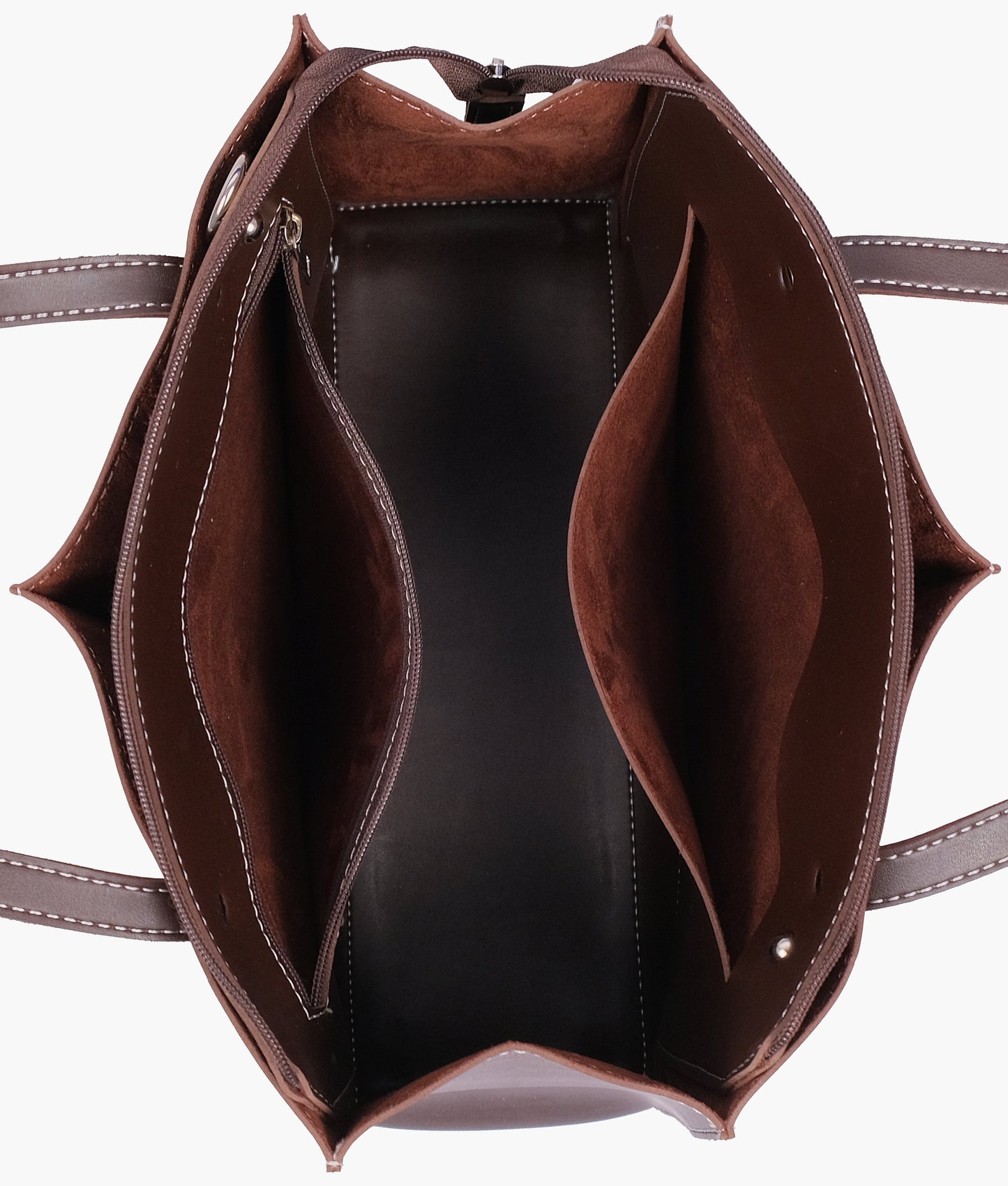 Dark Brown Work Tote Bag