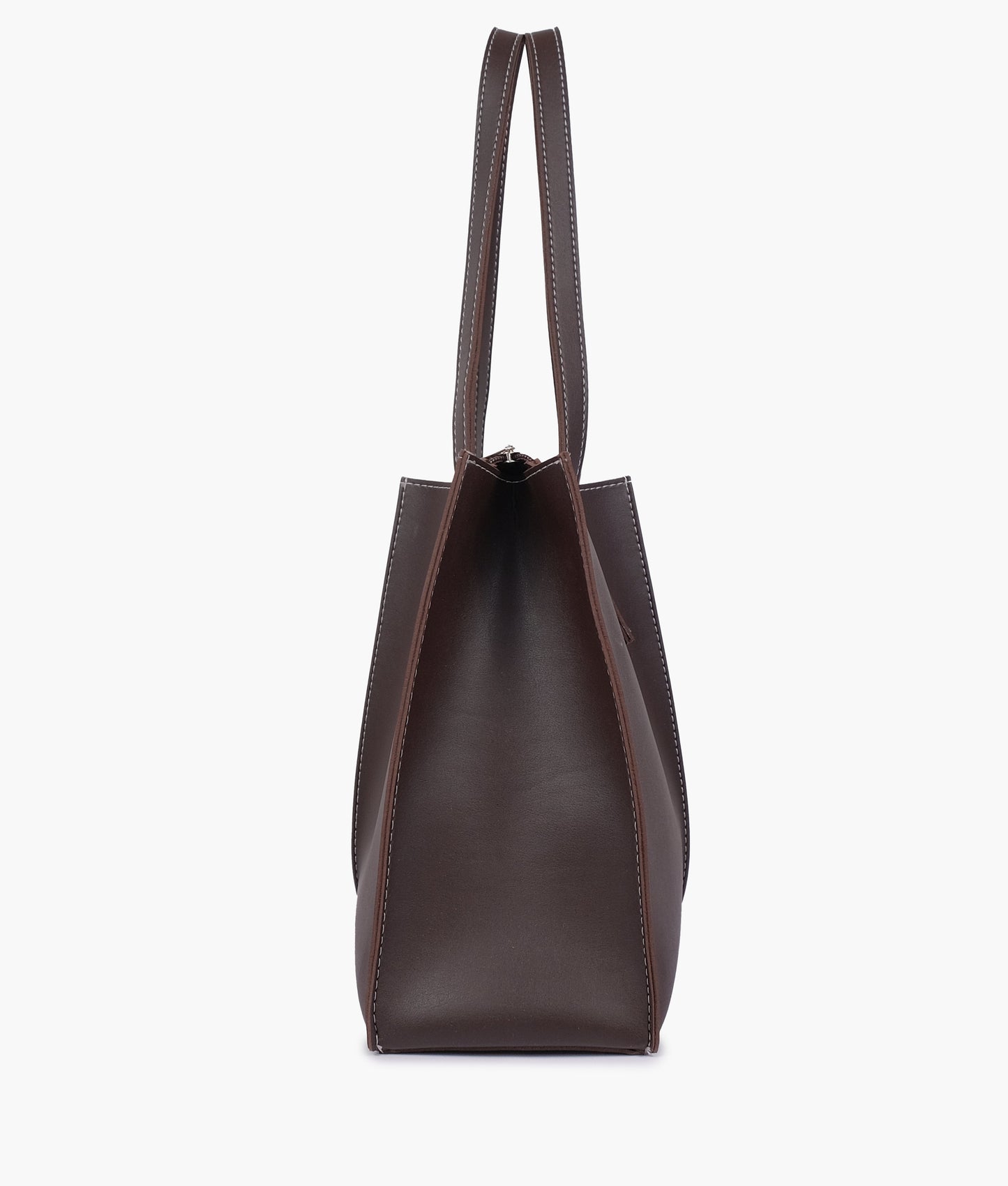 Dark Brown Work Tote Bag