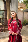Aneelas Stitched Dhanak Emb 3pc Emb Chiffon Duppata V737