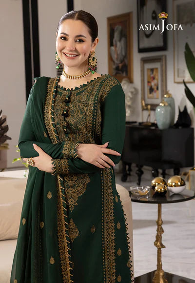 Lawn 3PC Embroidered With Chiffon Embroidered Dupatta-244