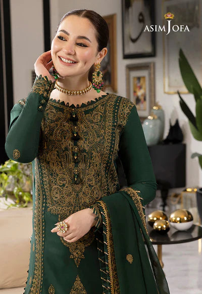 Lawn 3PC Embroidered With Chiffon Embroidered Dupatta-244
