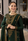 Dhanak Unstitch 3PC Embroidered With Chiffon Embroidered Dupatta-244