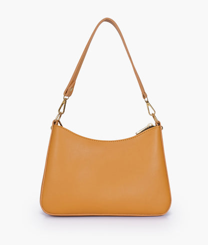 Mustard Hobo Evening Bag