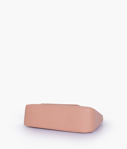 Peach Hobo Evening Bag