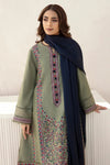 3-Piece Unstitched Fully Embroided Dhanak Suit JZ-710