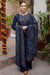 3 Embroidered Dhannak Shirt with Embroidered Dhannak Shawl BR-605