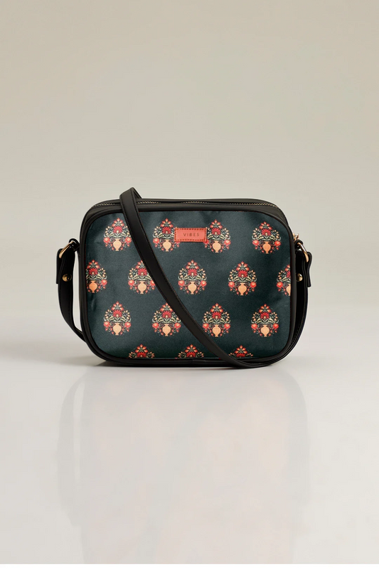 Royal Print Print Cross body bag C-246