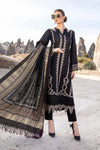 3 Piece Embroidered Dhanak Shirt with Printed Wool MB-58